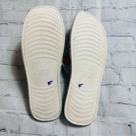 Vera Bradley Dog Show Slippers Womens Size Large 9-10 Gray - Picture 4 of 8